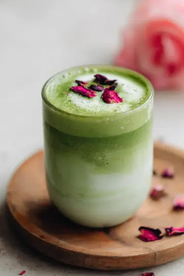 Rose Matcha Latte