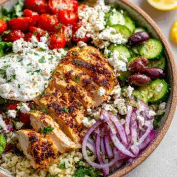 Greek Chicken Bowls