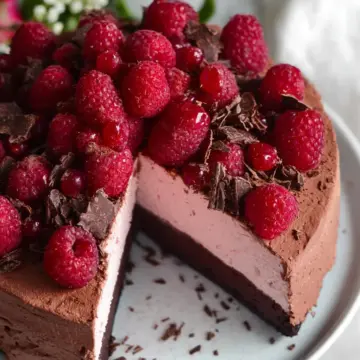 Chocolate Raspberry Mousse Cake