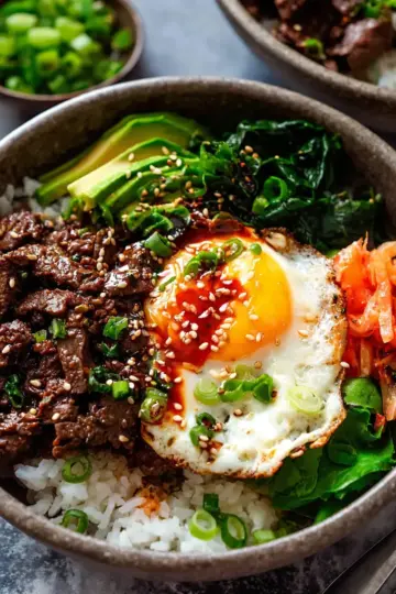 Korean Beef Bulgogi Rice Bowls