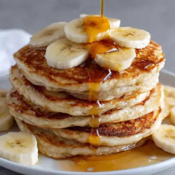 Fluffy Banana Pancakes