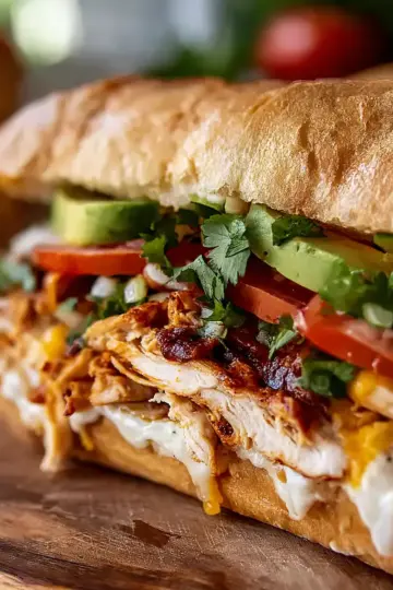 Flavor-Packed Chicken Torta Sandwich