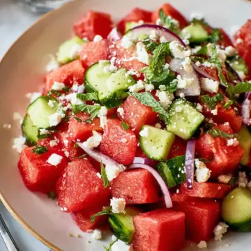 Watermelon Salad with Feta