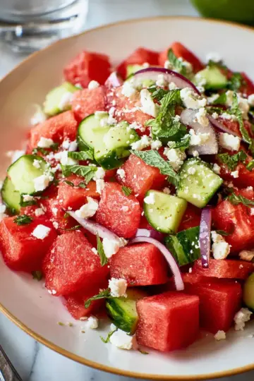 Watermelon Salad with Feta