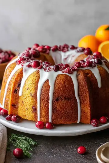Cranberry Orange Bundt Cake