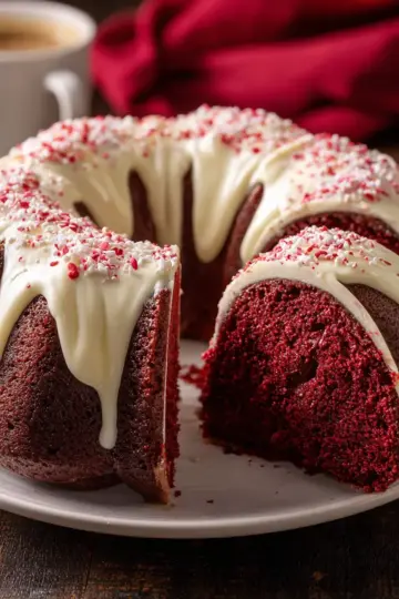 Red Velvet Cream Cheese Bundt Cake