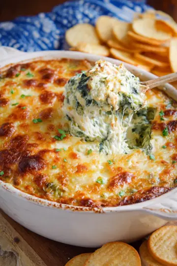 Crab, Spinach and Artichoke Dip
