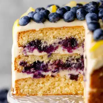 Lemon Blueberry Layer Cake