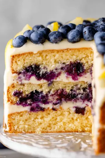 Lemon Blueberry Layer Cake