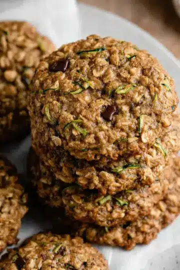 Healthy Zucchini Oatmeal Cookies