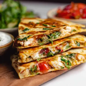 Mediterranean Quesadillas