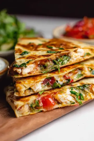 Mediterranean Quesadillas