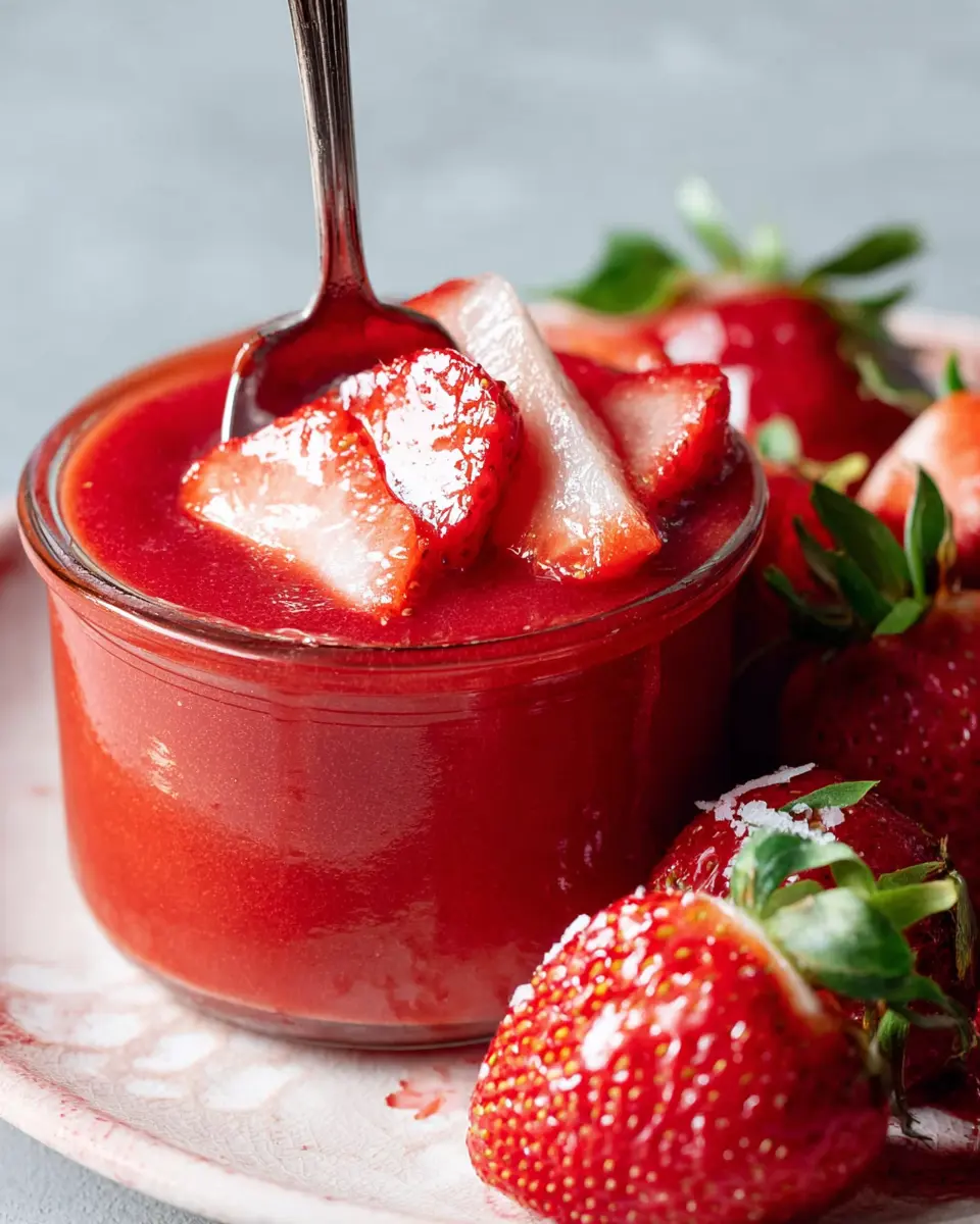 Easy Strawberry Coulis Easy Strawberry Coulis