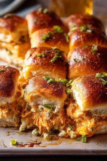 Buffalo Chicken Dip Sliders
