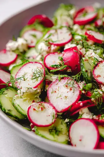 Cucumber Radish Salad