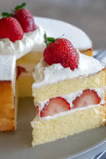 Japanese Strawberry Sponge Cake