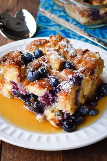Blueberry French Toast Casserole