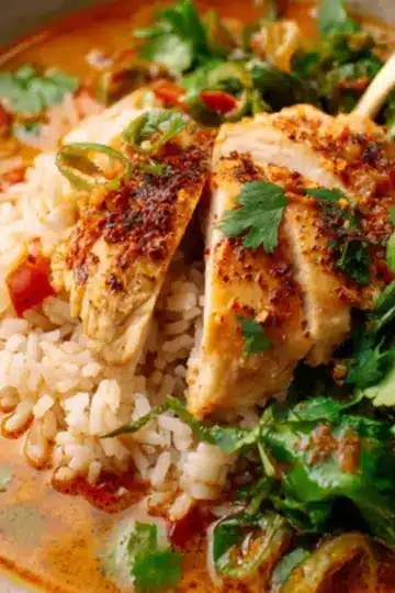 Coconut Chicken Brothy Rice
