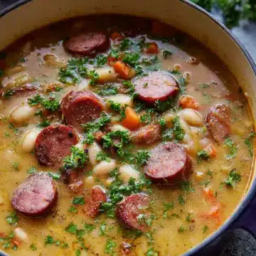 Creamy Bean Soup With Kielbasa