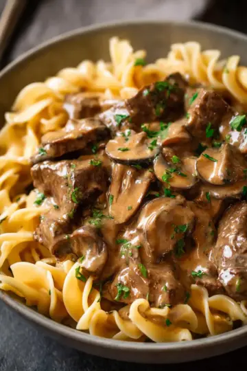 Beef Stroganoff