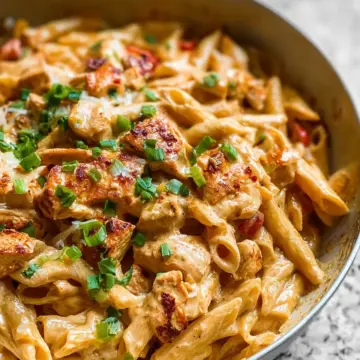 One Pot Creamy Cajun Chicken Pasta