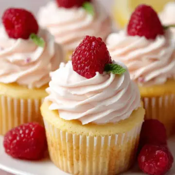 Lemon Raspberry Cupcakes