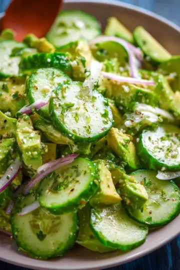 Avocado Cucumber Salad Recipe
