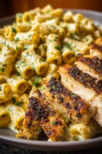 Creamy Herb Chicken Rigatoni