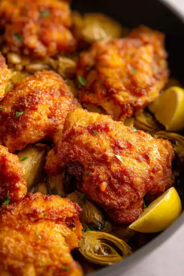 Crispy Artichoke Chicken