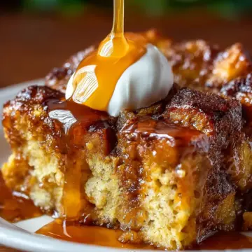 Whiskey Caramel Bread Pudding