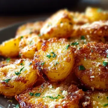 Mouthwatering Crispy Parmesan Potatoes