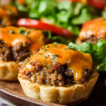 Easy Cheeseburger Tarts
