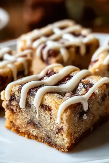 Cinnamon Roll Bliss Bars