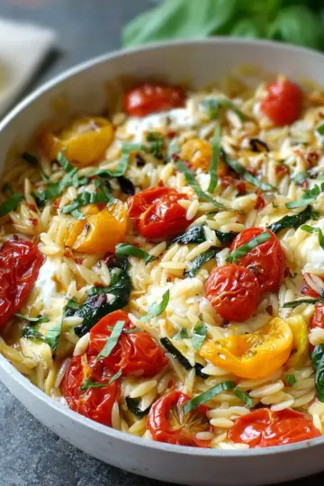 Heavenly Vegetable and Ricotta Baked Orzo for Cozy Nights