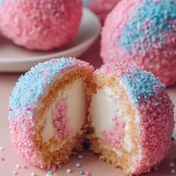 Crispy Cotton Candy Cheesecake Bombs for Sweet Adventure