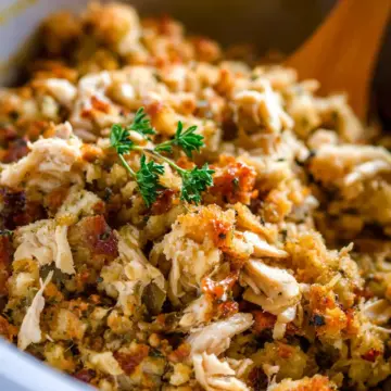 Slow Cooker Chicken and Stuffing