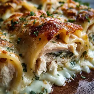 Chicken Alfredo Roll Ups