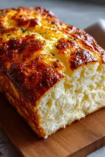 Easy 2-Ingredient Cottage Cheese Bread Recipe