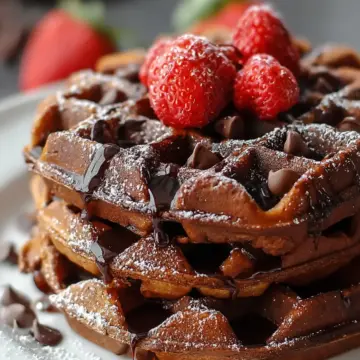 Irresistible Brownie Waffles