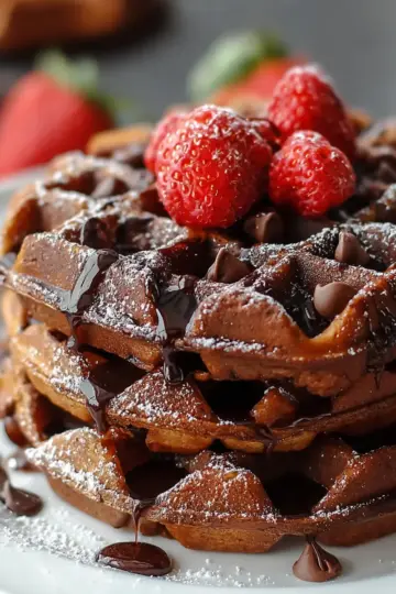 Irresistible Brownie Waffles