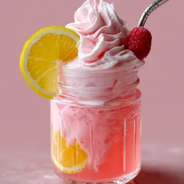 Whipped Pink Lemonade Drink
