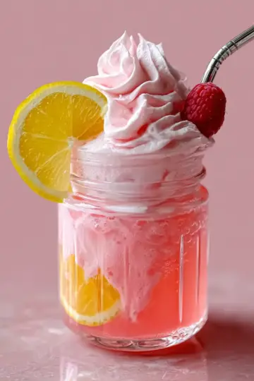 Whipped Pink Lemonade Drink