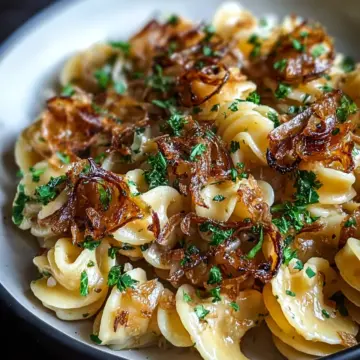 Brown Butter Miso & Roasted Garlic Radiatori with Crispy Shallots Bliss