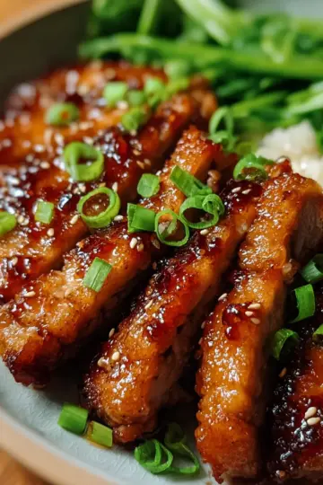 Crispy Peking Pork Chops