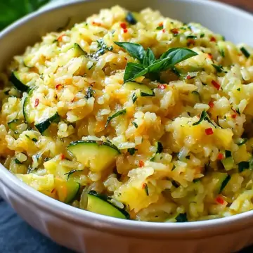 One Pot Cheesy Zucchini Rice That Will Wow Your Taste Buds