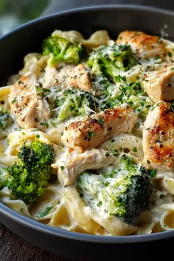 Creamy Chicken Broccoli Alfredo