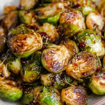 Honey Balsamic Brussels Sprouts
