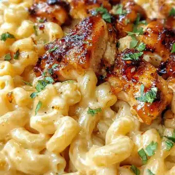 Honey Pepper Chicken Mac and Cheese