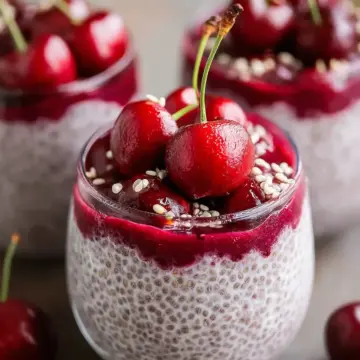 Cherry Chia Pudding