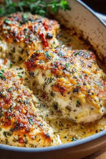 Garlic Parmesan Chicken Bake